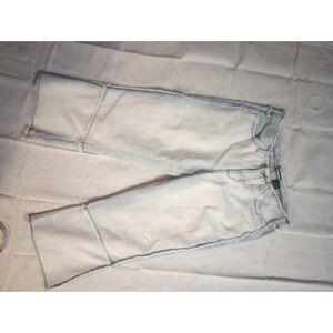 Younique‎ Original Jeans Y2K Capri White Wash Size 5 Womens